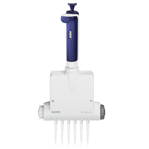 RAININ瑞寧LA6-1200XLS手動間距可調6道移液器