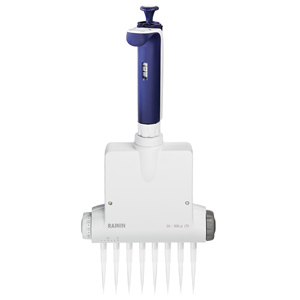 RAININ瑞寧LA8-50XLS手動間距可調8道移液器